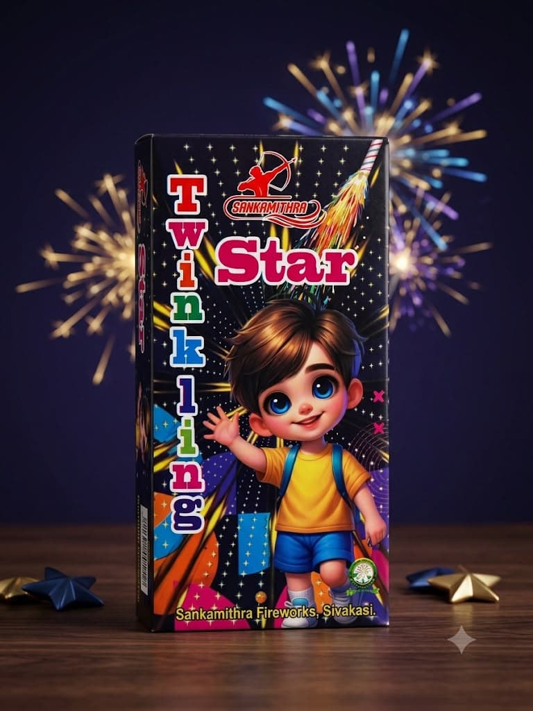 1 1/2" Twinkling Star