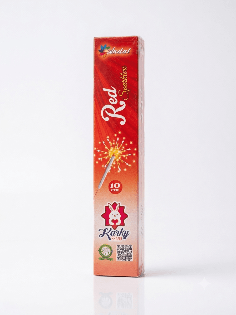 10 Cm Red Sparklers